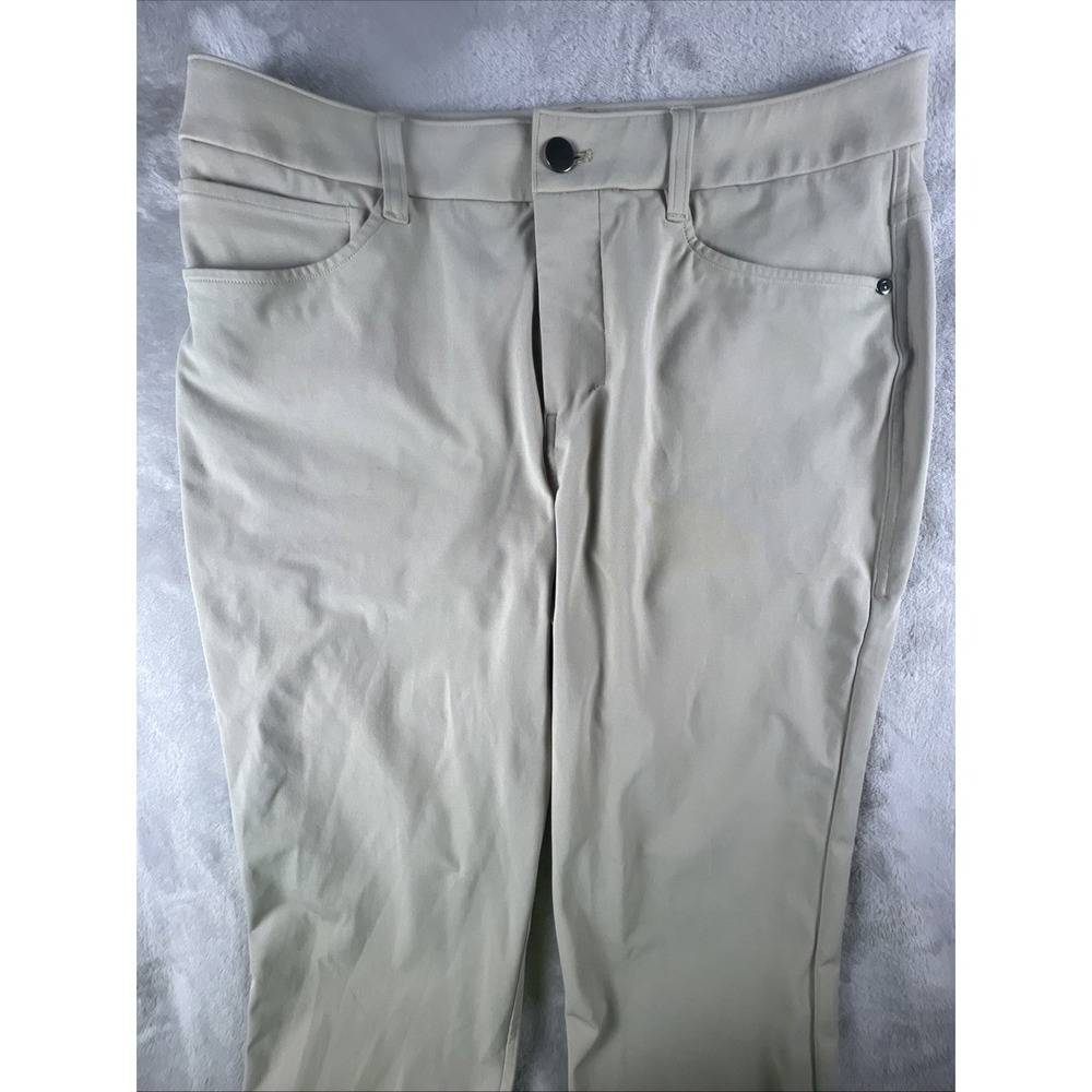 Lululemon Pants Mens 32x32 Tan ABC Classic 5 Pocket Chino Stretch Casual LM5A01S